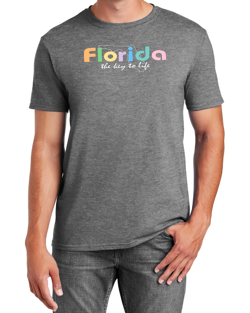 Favourite Florida Colours Graphite Crewneck T-Shirt