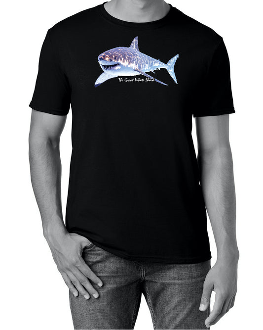 The Great White Shark In Full Colour T-Shirt