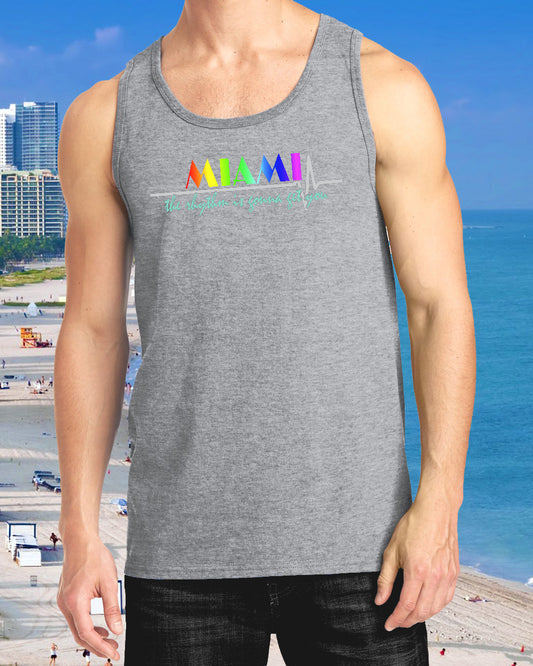 Miami The Rhythm Is Gonna Get You Sizzling Tank