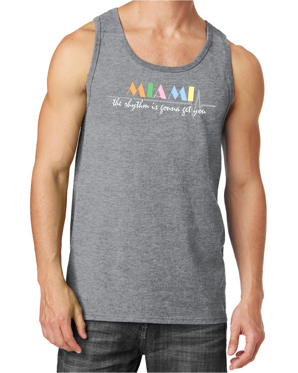 Miami The Rhythm Is Gonna Get You Summer Tank Top