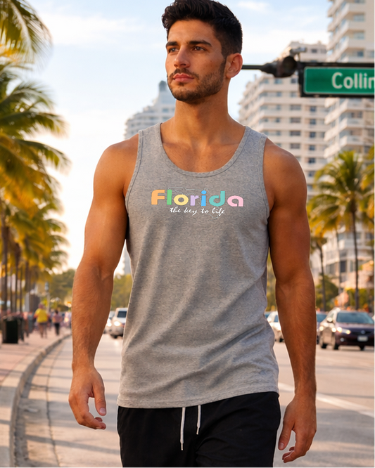 Florida's Favourite Colours Hot Summer Tank Top